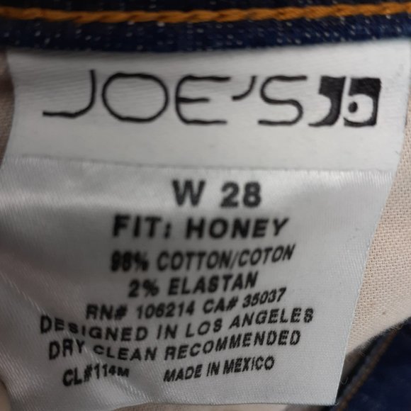 Joe's The Honey Booty Fit Tamara Blue Jeans Sz 28 - Picture 7 of 15